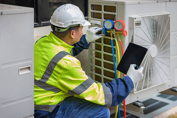 Professional Hvac technician working in Heath, TX